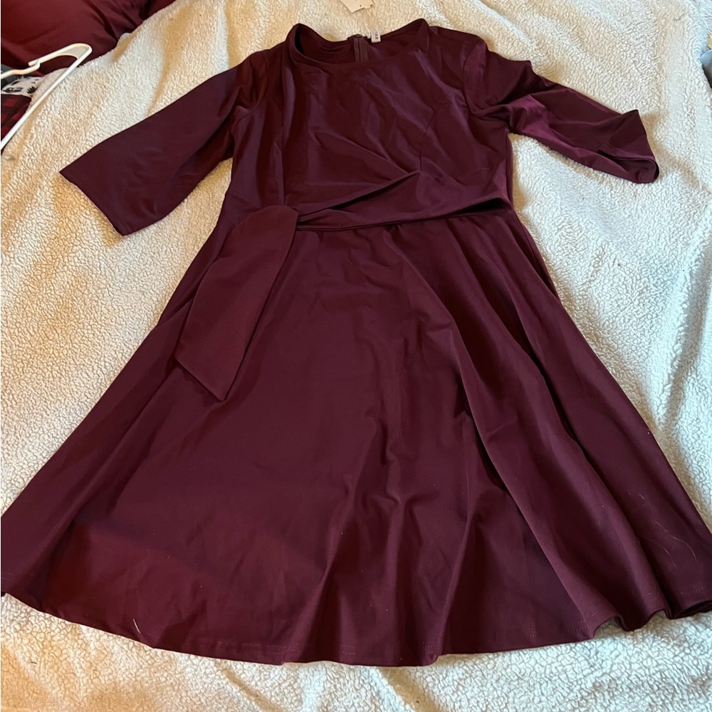 Maroon dress
